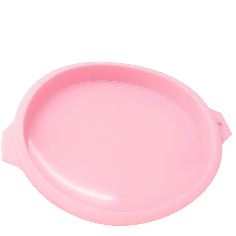 8 Inch Pink Silicone Mold - Flexible Non-Stick Reusable Heat-Resistant Easy Clean DIY Craft Mold for Picky Pads