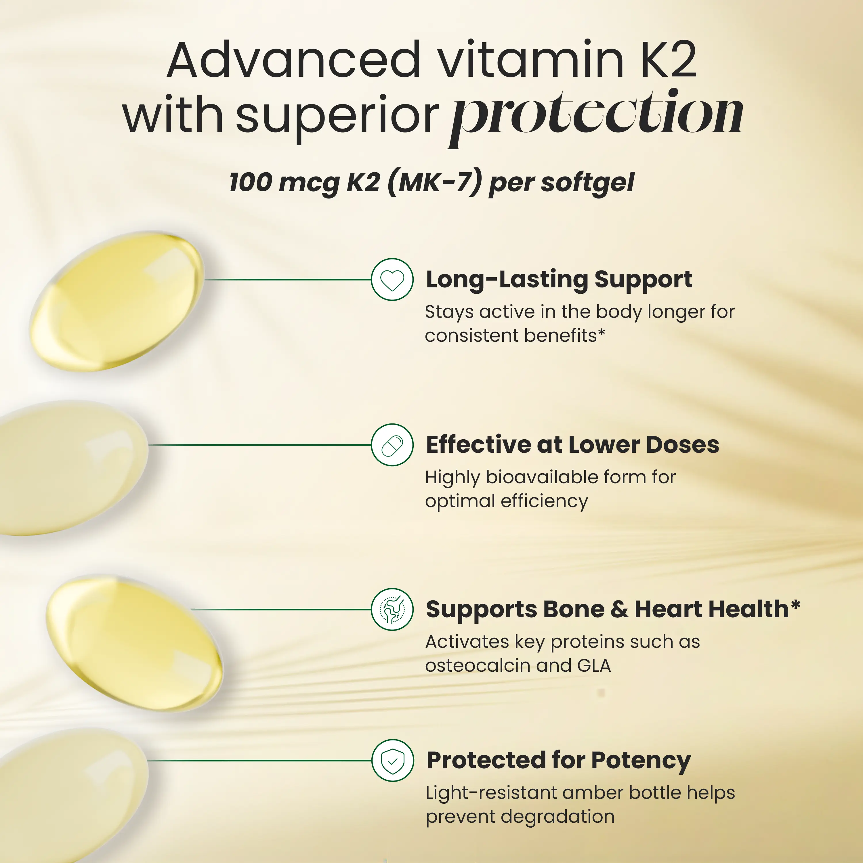 Coconut oil] HealthA2Z Vitamin D3 + K2 Made with Virgin Coconut