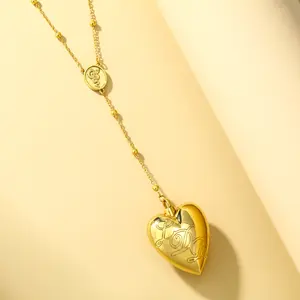 Snake Heart Shaped Urn Necklace for Ashes Keepsake Stainless Steel Stash Necklace with Spoon Y Necklaces Jewelry Gifts christmas accessory teenage girl classic simple american men single row anniversary engagement collectible custom all-season party jewel