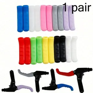 Bicycle Brake Lever Cover, 1 Pair Non-Slip Silicone Bicycle Brake Lever Protector, Bicycle Accessories for Mountain Bike, Road Bike, Cycling Accessories