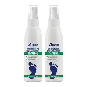 【NEW】2PCS Foot Sanitizer Spray with Tea Tree Oil, Clear Tea Tree Oil Foot Spray, 100ml/3.38fl.oz