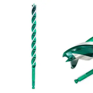 1" x 12" Auger Drill Bit, Hex Shank Tri-Flute  Drill Bits, Ship Auger Long Drill Bit for Soft and Hard , Plastic, Drywall, Tree Stump and Composite Materials