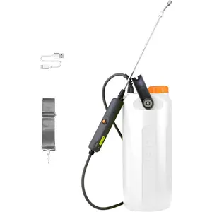ESX-8 Electric Sprayer, Garden Sprayer 2 Gallon,Weed Sprayer in Lawn & Garden,Rechargeable   Sprayer with Telescopic Wand, Mister,Indoor Watering Can for  (Translucent)