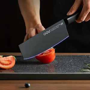 Black blade steel sharp kitchen knife kitchen utensils
