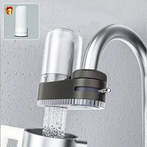 Faucet Tap Water Purifier Physical Filtering for Home Kictchen 2 Filter Element Removable Washable Filter Water Purifier Aerator NONE