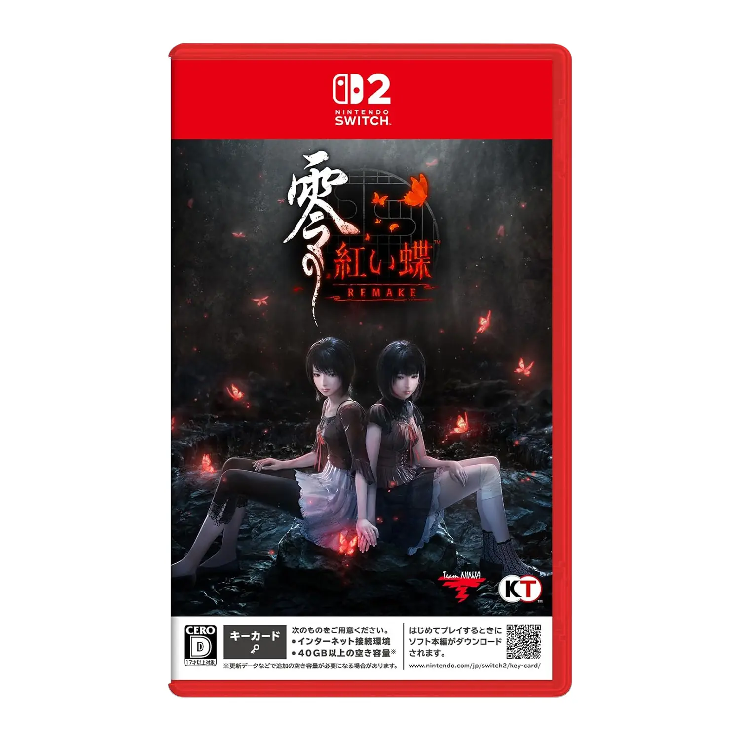 Nintendo Switch 2 Action Video Game - FATAL FRAME II: Crimson Butterfly Complete Remake, Mature Rated, Enhanced Graphics, New Gameplay Features - Japanese Version