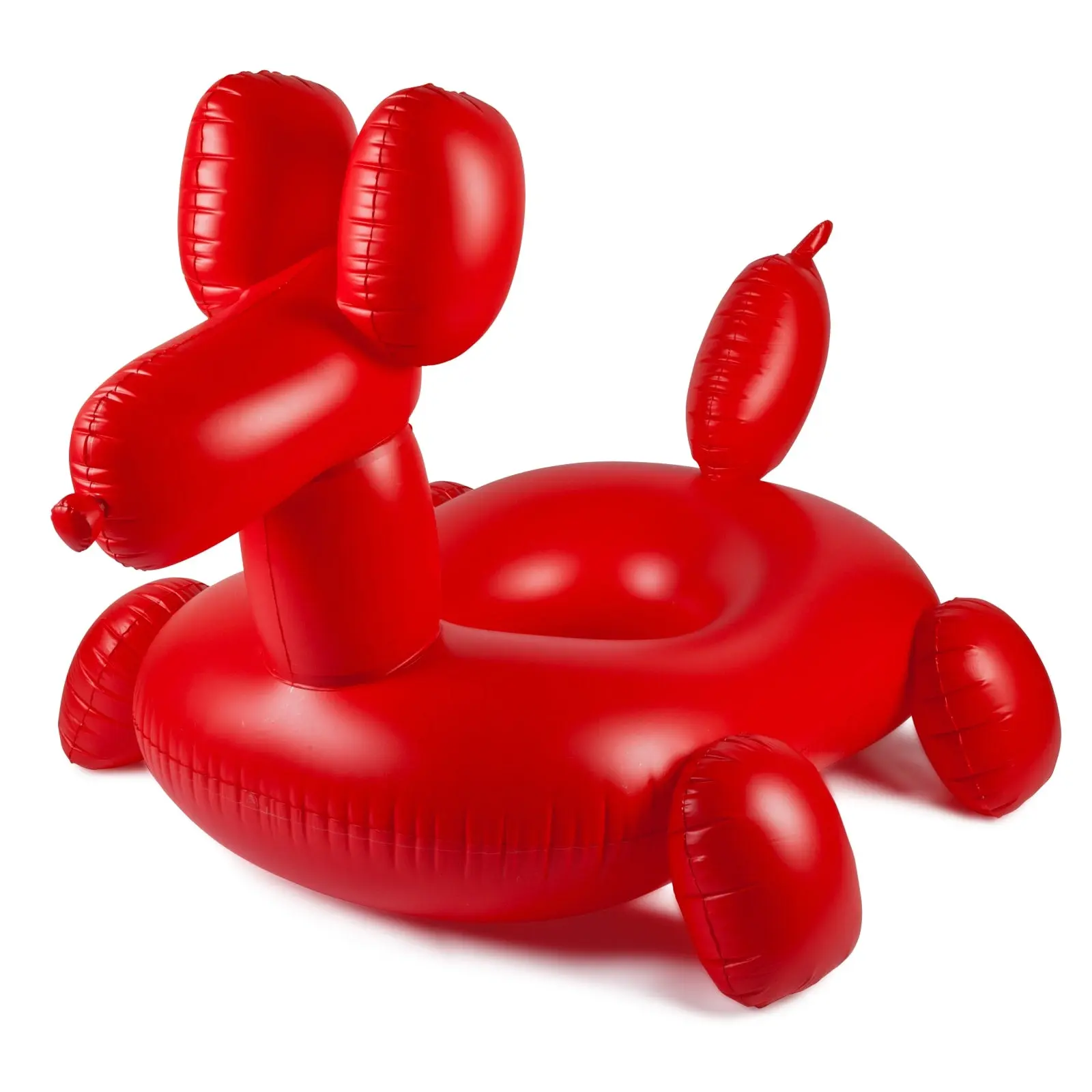 BigMouth Giant Balloon Animal Pool Float — 5 ft Long Red Inflatable Pool Party Float, 73.2 x 57.5 x 47.2 in Lightweight Novelty Pool Toy for Summer, Ages 12+