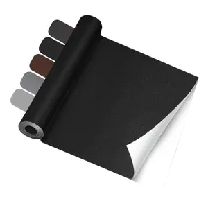 Self-Adhesive Leather Repair Patch, 17*79 / 3*60 Inch Cuttable Leatherette Waterproof Upholstery Fabric Sticker for Sofa, Car Seat, Chair, Couch, Furniture, DIY Leather Home Repair for Cracks, Peeling, Scratches, Smooth, Durable, Long-Lasting