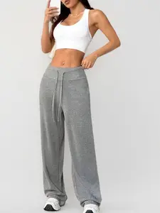 IVery Women's High-Waisted Loose-Fit Casual Pants, Casual Chic Trousers, Soft Elastic Fabric, Comfortable & Stylish Design, Perfect for Outdoor Sports & Daily Wear, High Waist Comfy
