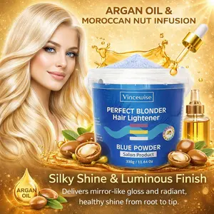 High-End S-Class Hair Bleach Powder, Gentle Lightening Agent, Quick Color Removal, Transformation, No Foam or Heat Damage