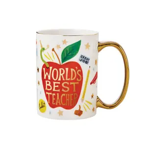 WORLD’S BEST TEACHER PORCELAIN MUG