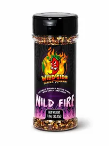 Wild Fire - Sweet Heat Pepper Flakes - Toasted Onion & Roasted Garlic - Salt Free - 55,000 SHU Seasoning Spice Flavor Wing Seasoning Spicy Chilli