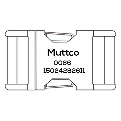 MUTTCO Laser Engraved Dog Collar - High-Quality Design for Dogs, Ideal for Outdoor Use