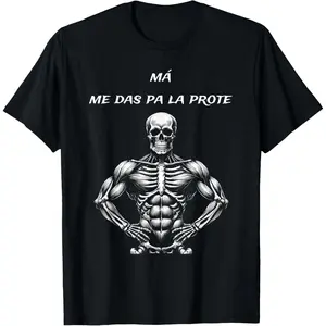 Casual Round Neck Shortsleeve Fashion Cotton Graphic Tees Streetwear Calacas Chidas Gym| Mexican Sayings Funny Sarcasm Slang T-Shirt