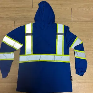 Long Sleeve Safety Hooded Shirt