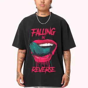 Falling In Reverse Emo Rock Graphic Tee For Post Hardcore Music Fans HY4480