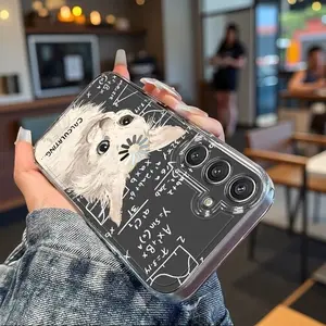 Phone Case for Samsung Galaxy A02, A03S, A04, A05S, A06, A13, A14, A15, A16 5G, A21S, A22, A23, A24, A25, A26, A32, A34, A35, A50, A52, A53, A54, A55, A73, S21 Ultra, S22 Plus, S23+, S24 FE. Cartoon, Transparent, Anti-Drop, Shockproof, Full Coverage