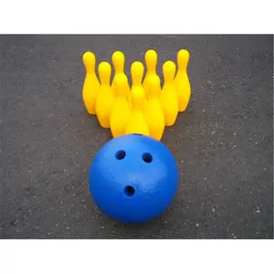 212 MAIN Everrich EVM-0028 Foam Bowling Set - 12 in Foam Balls, Wall-Safe, Quiet Realistic Play for Small Animals