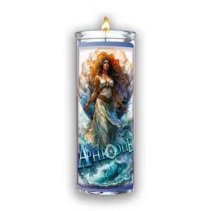 Aphrodite Deity Candle - Let the Greek Goddess of LOVE boost the energy of Love, Sex, and Fertility