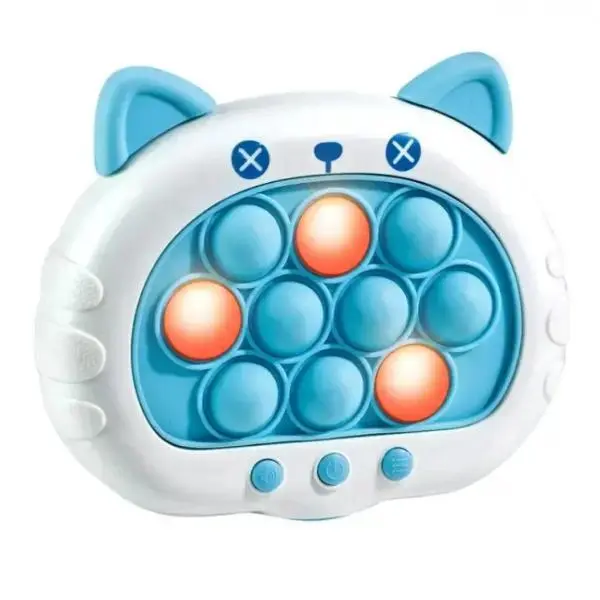 [Screen-Free Fun] Light-Up Speed Push Pop Game | 4-Mode Handheld Fidget Board Toy | Stress Relief Birthday Gift for Kids & Teens