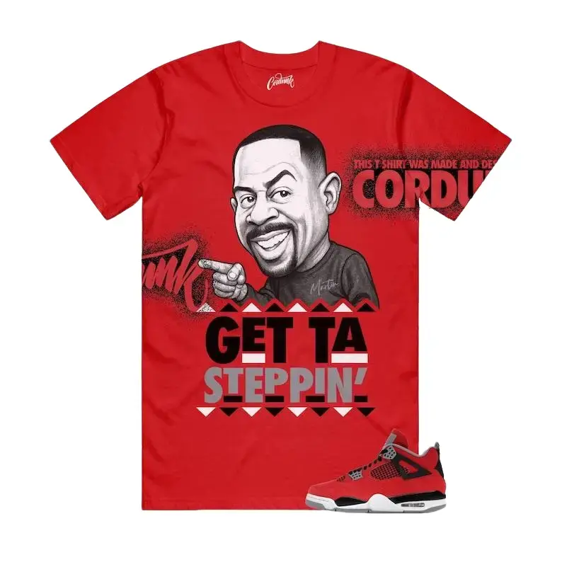 AJ4 Fire Red Matching T Shirt, MARTIN Graphic Shirt, 90s Hip Hop Tee, Gift For Women and Man, Unisex T-Shirt, Sneaker Head Gift