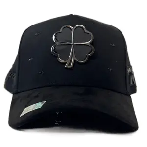 Hat Black Trebol Black Crystals
