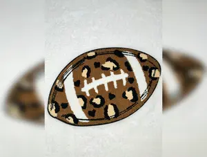 Leopard Football Chenille Patch