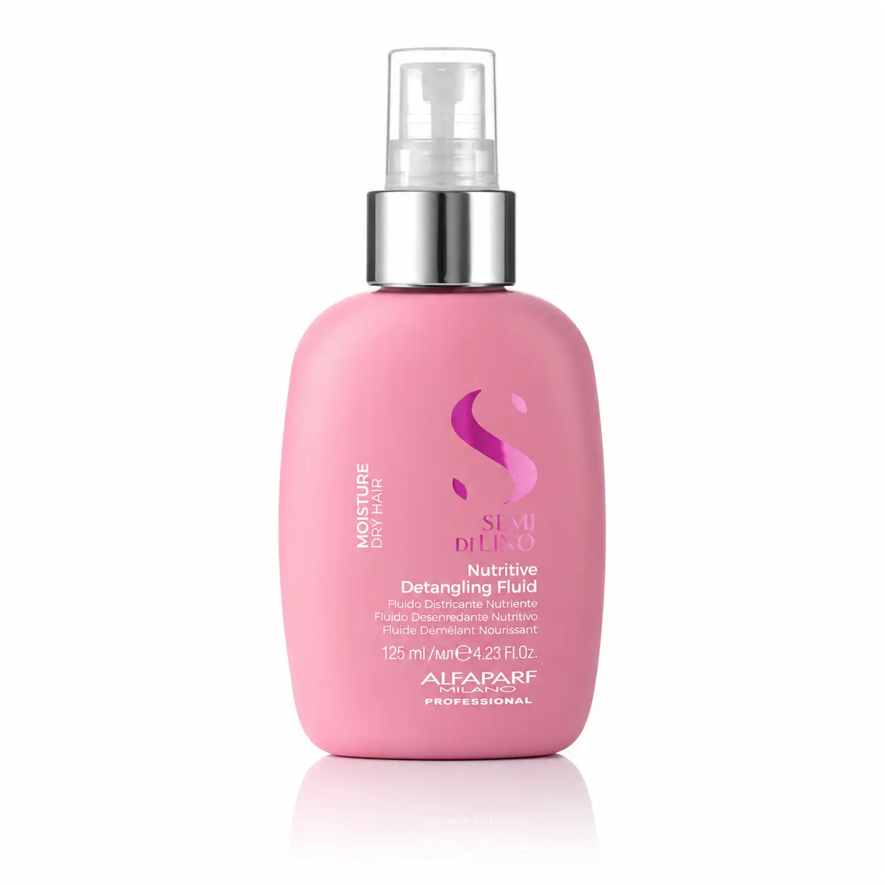 Alfaparf Moisture Nutritive Detangling Fluid, Nourishing Hydrating Haircare Moisturizer with Fragrance, Scented, Glossy, Aroma, Dry, Vegan, Shiny Hair, Lactic Acid, Plant Based