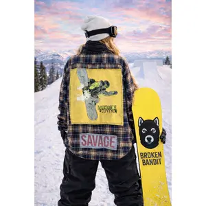 “Savage Shredder” Vintage Mammoth Mountain Upcycled Flannel