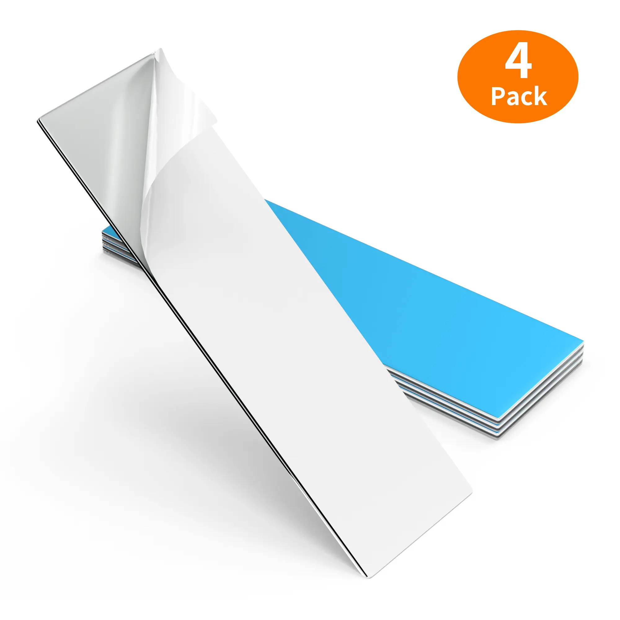 Under Cabinet Lights Magnetic stickys Replacement Magnetic Strips with Adhesive Backing for Cabinet Lights, Blue