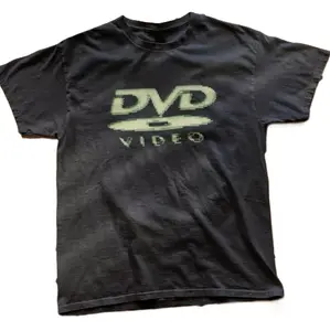 DVD Video nostalgic green logo, Vintage gaming T-Shirt, 2000s aesthetic, Retro good shirts tiedye mugshot shirt breezy shirt Cotton Menswear Top Unisex