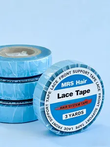 1  roll  3 Yards Long X 1.0 cm Wide Blue Lace Wig Tape Roll, Strong Adhesive Long Lasting, Waterproof Sweatproof Non-Drop, Daily Wear Special Occasions