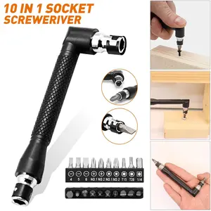 Colorful Safety Belt Pearl Connector Rod, Universal Socket Connecting Rod Ad Connector, Multi-Functional Ratchet Wrench, Hardware Tool Set