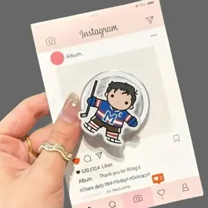 Shane and Ilya Inspired Phone Grip Cute Character Style Magnetic Phone Holder Secure Phone Stand Kindle Holder Aesthetic Gift