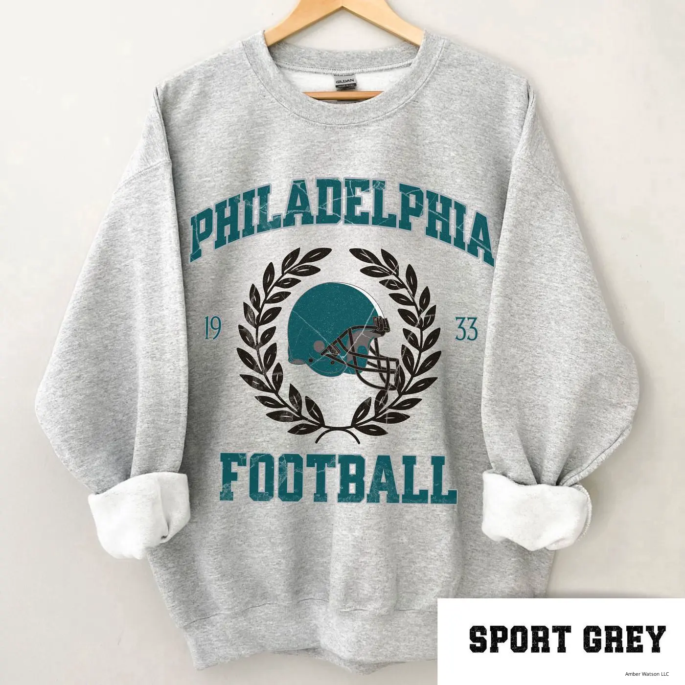 Philadelphia Football Sweatshirt, Eagle Crewneck, Vintage Style Philadelphia Sweatshirt, Philadelphia Football Sweater, Eagle Sweatshirt
