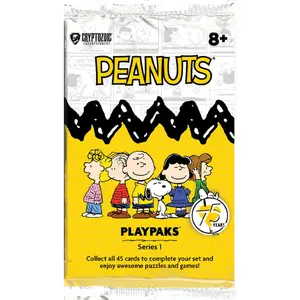 2025 Cryptozoic Peanuts Playpaks 75 Years Series 1 Pack (5 Cards)