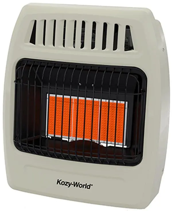 World Marketing KWP392 3 Plaque Infrared LP Gas Vent Free Wall Heater