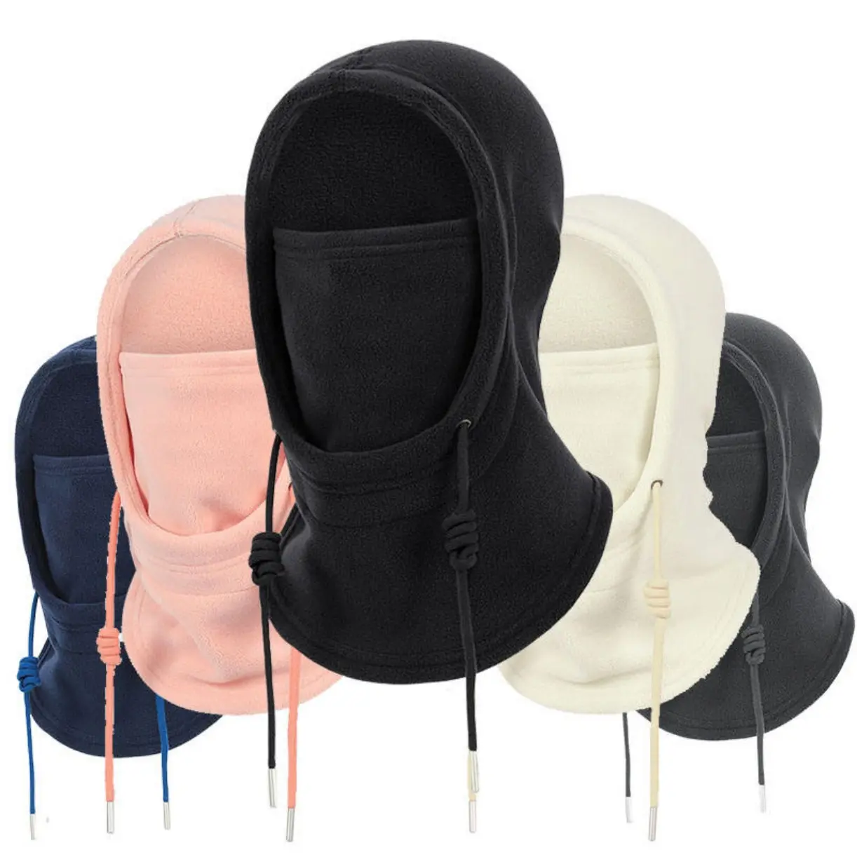 Winter Polyester Balaclava, Custom Pattern Full Face Mask, Breathable Waterproof Unisex Headgear for Skiing Beach Outdoor Daily Activities