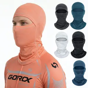 2026 model Balaclava Face Mask Ice Silk Cooling Gaiter for Men Women UPF 50+ Sun Protection Breathable Hood for Cycling Motorcycling Fishing Hiking Running Tactical Gear Summer Outdoor Headwear Breathable Lightweight Windproof Full Cover Mask 6 Colors