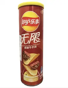 Lay’s Chips Black Pepper Steak Can 90g