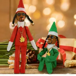 Elf Dolls Felt Dolls Eco Dolls spot peeping bent Snoop on a Stoop Christmas Elf Little Gnomes Ornaments Home Decor Bedroom Decoration Study Decoration New Year Christmas Gifts Valentine's Gift