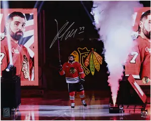 Pat Maroon Chicago Blackhawks Autographed 16" x 20" Pregame Intro Photograph - Fanatics Authentic Certified