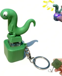 2026 New Rechargeable Lizard Keychain Toy. Built-in lights and sound effects, a portable fidget toy to ease stress anytime.