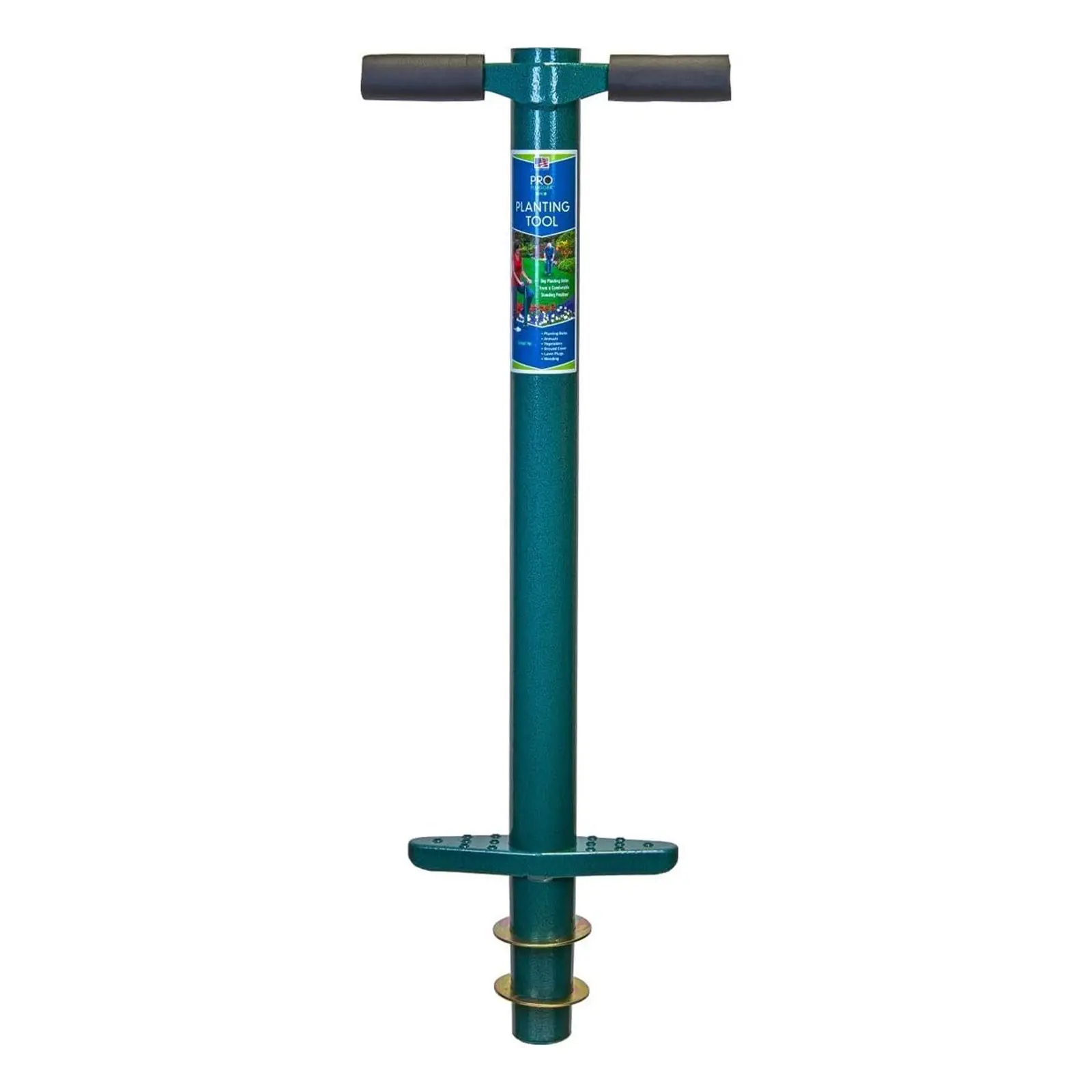 ProPlugger 5-IN-1 Lawn Tool and Garden Tool, Bulb Planter, Weeder, Sod Plugger, Annual Planter, Soil Test