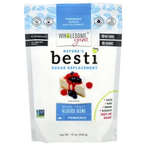 Wholesome Yum Besti, Powdered Sugar Replacement, Monk Fruit Allulose Blend, 12 oz (340 g)