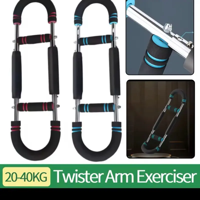 20-40KG U-Shape Hand Gripper Strengths Twister Arm Trainer Power Twister Bar Fitness Equipment for Men and Women