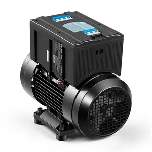 【Father's Day gift】VEVOR Single Phase to 3-Phase Rotary Converter, 7.5HP 21A 208-240V Input/Output Rotary Phase Converter - Expandable to Higher Horsepower for Heavy-Load Equipment