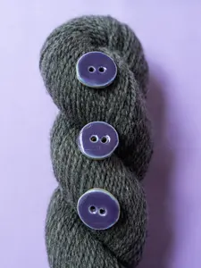 Purple Tulip <br/><small>23mm Ceramic Linda's Button</small>