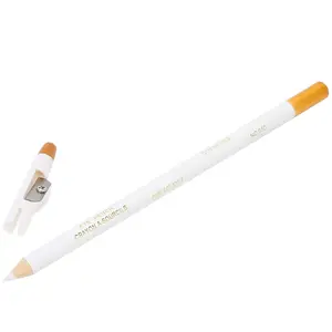 Beard Lineup Pen, White Hairline Pen Professional Beard Pencil Filler Household Beard Pencil Liner Shaping Styling Tool(White)