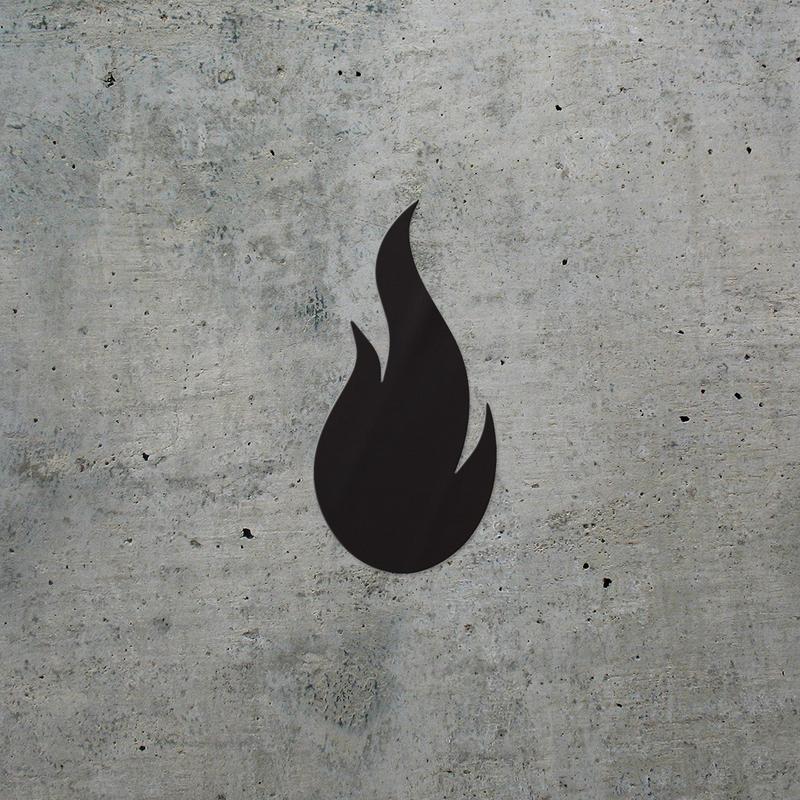 Transparent Decal Stickers Of Flame Silhouette 2 Premium Waterproof Vinyl Decal Stickers For Laptop Phone Accessory Helmet Car Window Mug Tuber Cup Door Wall Decoration